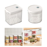 Maxbell Kitchen Storage Boxes with Lid Food Storage Fresh Box for Cabinet Vegetables 700ml