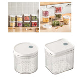 Maxbell Kitchen Storage Boxes with Lid Food Storage Fresh Box for Cabinet Vegetables 700ml