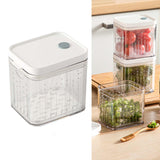 Maxbell Kitchen Storage Boxes with Lid Food Storage Fresh Box for Cabinet Vegetables 700ml
