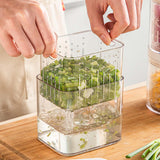 Maxbell Kitchen Storage Boxes with Lid Food Storage Fresh Box for Cabinet Vegetables 700ml