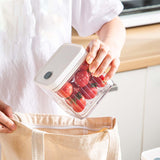 Maxbell Kitchen Storage Boxes with Lid Food Storage Fresh Box for Cabinet Vegetables 700ml