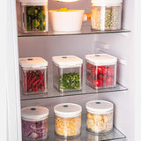 Maxbell Kitchen Storage Boxes with Lid Food Storage Fresh Box for Cabinet Vegetables 600ml