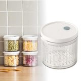 Maxbell Kitchen Storage Boxes with Lid Food Storage Fresh Box for Cabinet Vegetables 600ml