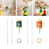 Maxbell Multipurpose Bottle Pump Reusable for Restaurant Hotel Kitchen BBQ Green