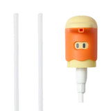 Maxbell Multipurpose Bottle Pump Reusable for Restaurant Hotel Kitchen BBQ Orange