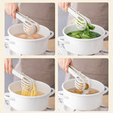 Maxbell Handheld Food Mixer Manual Egg Whisks Convenient for Salad Mixing Household