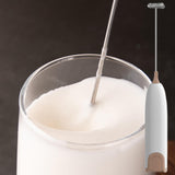 Maxbell Practical Handle Egg Beater Whisk Drink Mixer for Juice Mixer Hot Chocolate Coffee