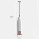 Maxbell Practical Handle Egg Beater Whisk Drink Mixer for Juice Mixer Hot Chocolate Coffee