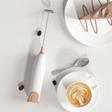Maxbell Practical Handle Egg Beater Whisk Drink Mixer for Juice Mixer Hot Chocolate Coffee