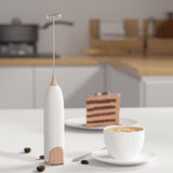 Maxbell Practical Handle Egg Beater Whisk Drink Mixer for Juice Mixer Hot Chocolate Coffee
