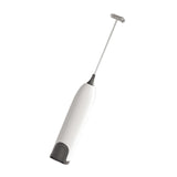 Maxbell Practical Handle Egg Beater Whisk Drink Mixer for Juice Mixer Hot Chocolate White