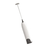Maxbell Practical Handle Egg Beater Whisk Drink Mixer for Juice Mixer Hot Chocolate White
