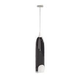 Maxbell Practical Handle Egg Beater Whisk Drink Mixer for Juice Mixer Hot Chocolate Black