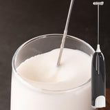 Maxbell Practical Handle Egg Beater Whisk Drink Mixer for Juice Mixer Hot Chocolate Black