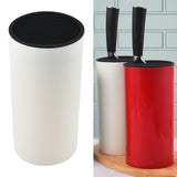 Maxbell Universal Knife Block Cutlery Holder Tableware Storage Holder for Countertop White