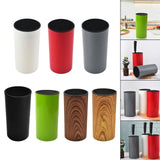 Maxbell Universal Knife Block Cutlery Holder Tableware Storage Holder for Countertop White