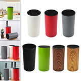 Maxbell Universal Knife Block Cutlery Holder Tableware Storage Holder for Countertop White