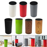 Maxbell Universal Knife Block Cutlery Holder Tableware Storage Holder for Countertop White