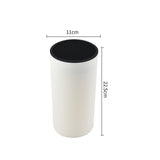 Maxbell Universal Knife Block Cutlery Holder Tableware Storage Holder for Countertop White