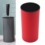 Maxbell Universal Knife Block Cutlery Holder Tableware Storage Holder for Countertop Red