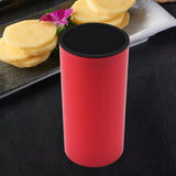 Maxbell Universal Knife Block Cutlery Holder Tableware Storage Holder for Countertop Red