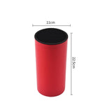 Maxbell Universal Knife Block Cutlery Holder Tableware Storage Holder for Countertop Red