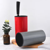 Maxbell Universal Knife Block Cutlery Holder Tableware Storage Holder for Countertop Gray