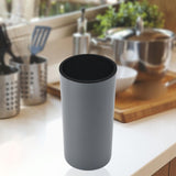 Maxbell Universal Knife Block Cutlery Holder Tableware Storage Holder for Countertop Gray
