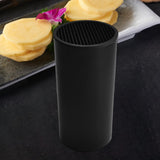 Maxbell Universal Knife Block Cutlery Holder Tableware Storage Holder for Countertop Black