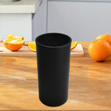 Maxbell Universal Knife Block Cutlery Holder Tableware Storage Holder for Countertop Black