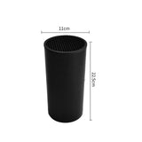 Maxbell Universal Knife Block Cutlery Holder Tableware Storage Holder for Countertop Black