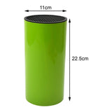 Maxbell Universal Knife Block Cutlery Holder Tableware Storage Holder for Countertop Green