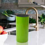Maxbell Universal Knife Block Cutlery Holder Tableware Storage Holder for Countertop Green