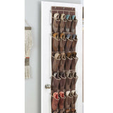 Maxbell Over The Door Hanging Shoe Storage Rack Holder Hanger 24 Pockets Foldable