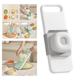 Maxbell Manual Vegetable Slicer Grater Veggie Chopper for Potato Onions Carrot White
