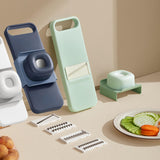 Maxbell Manual Vegetable Slicer Grater Veggie Chopper for Potato Onions Carrot White