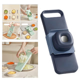 Maxbell Manual Vegetable Slicer Grater Veggie Chopper for Potato Onions Carrot Blue