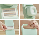 Maxbell Manual Vegetable Slicer Grater Veggie Chopper for Potato Onions Carrot Blue