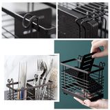 Maxbell Multifunctional Kitchen Utensil Caddy Drying Rack for Cabinet Restaurant