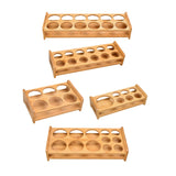 Maxbell Wood Shot Glass Holder Drink Cup Storage Holder for Home Party 12 Large Hole