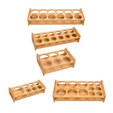Maxbell Wood Shot Glass Holder Drink Cup Storage Holder for Home Party 12 Large Hole