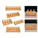 Maxbell Wood Shot Glass Holder Drink Cup Storage Holder for Home Party 12 Large Hole