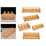 Maxbell Wood Shot Glass Holder Drink Cup Storage Holder for Home Party 12 Large Hole