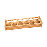 Maxbell Wood Shot Glass Holder Drink Cup Storage Holder for Home Party 12 Large Hole