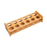 Maxbell Wood Shot Glass Holder Drink Cup Storage Holder for Home Party 12 Small Hole