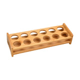 Maxbell Wood Shot Glass Holder Drink Cup Storage Holder for Home Party 12 Small Hole