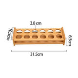 Maxbell Wood Shot Glass Holder Drink Cup Storage Holder for Home Party 12 Small Hole