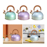 Maxbell 3L Whistle tea Kettle for Stove Top for Boiling water Source Green