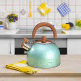 Maxbell 3L Whistle tea Kettle for Stove Top for Boiling water Source Green