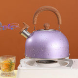 Maxbell 3L Whistle tea Kettle for Stove Top for Boiling water Source Purple